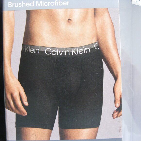 Men's Microfiber Boxer Briefs 3Pack Soft Moisture-wicking, M, multicolor/ black - Picture 1 of 8